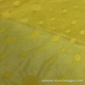 Jacquard Knitting Fabric (Yellow)